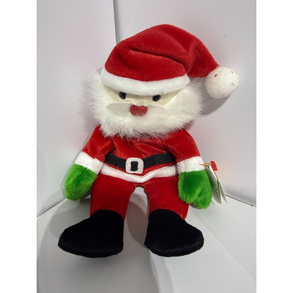 Ty Beanie Baby Santa 1998 Plush Toy Great Condition with Tags